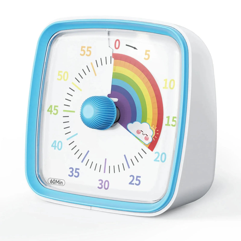 Calmero FocusFlow TimeLight – Cichy Wizualny Timer z Lampką Nocną do Odrabiania Lekcji i Koncentracji