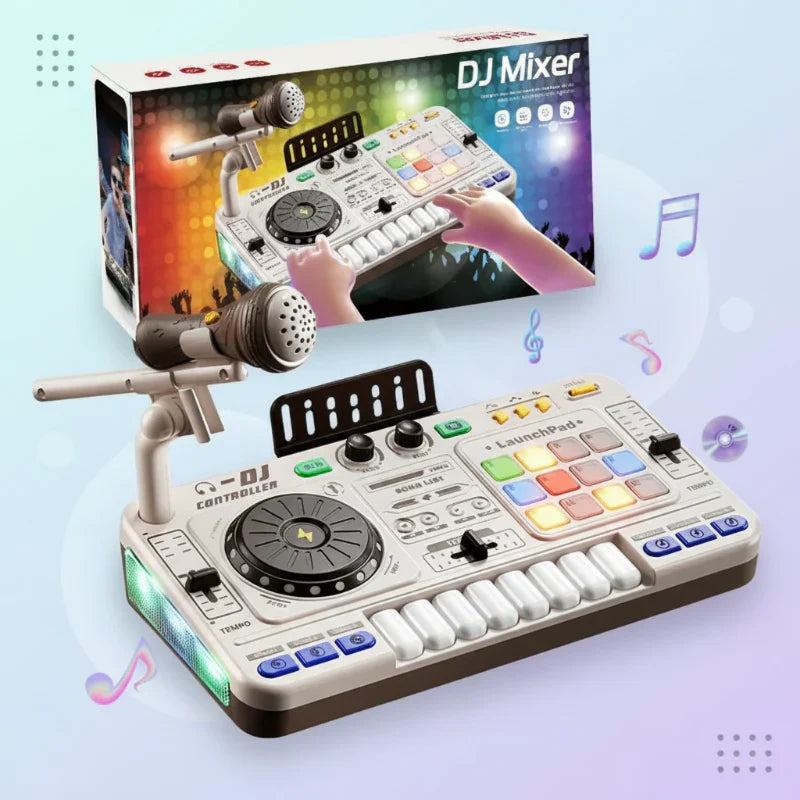 Zabawka Mikser DJ dla Dzieci – Muzyka i Twórca Beatów ze Światłem