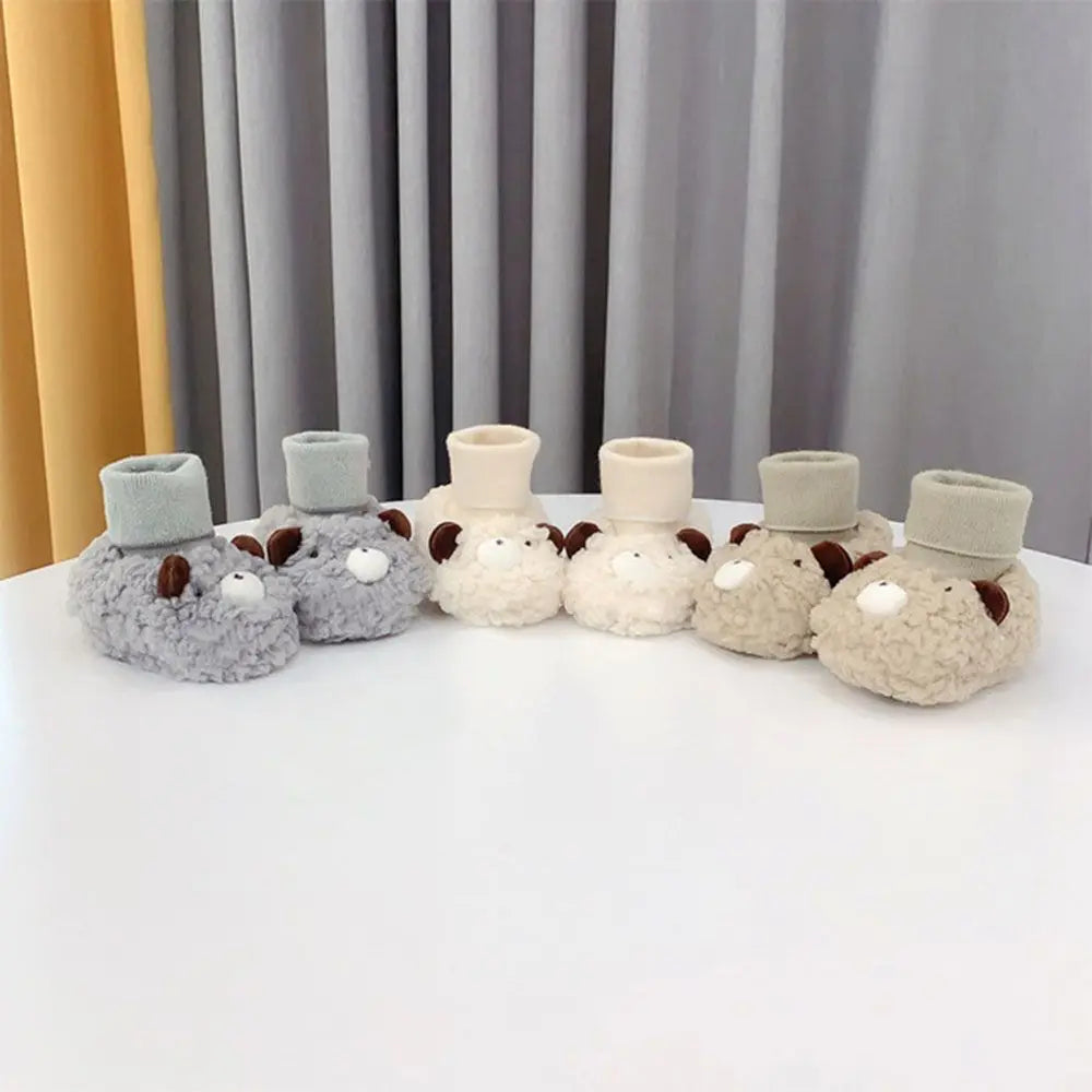 CuddlePaws – Urocze Misie – Ciepłe Kapcie dla Niemowląt