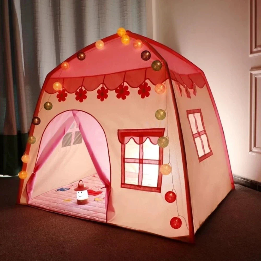 Dreamora Princess Tipi Namiot do Zabawy – Składany Domek Zamek dla Dzieci