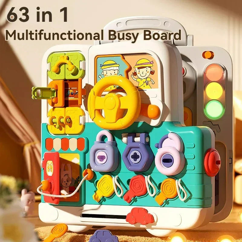 Interaktywna Edukacyjna Tablica Aktywności dla Dzieci | Stymuluje Motorykę i Naukę – CurioBoard od PlayRoots