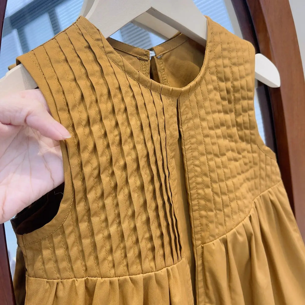 Zwiewna Letnia Sukienka dla Dziewczynek – Wygodna i Stylowa | Soléa Odzież Dziecięca Rozmiar 1-7 Lat