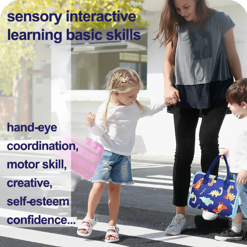 Busy Board Montessori – Tablica Edukacyjna dla Maluchów 7 w 1