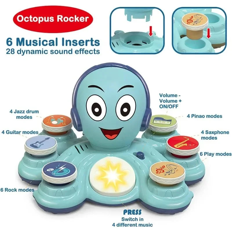 Musical Octo – Interaktywna Zabawka Muzyczna dla Maluchów | Edukacyjna i Kreatywna