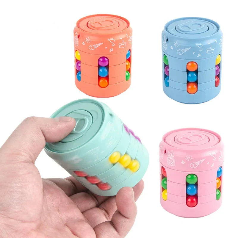 SpinMind Cube – Redukcja Stresu i Trener Koncentracji | Edukacyjna Kostka Fidget dla Dzieci i Dorosłych