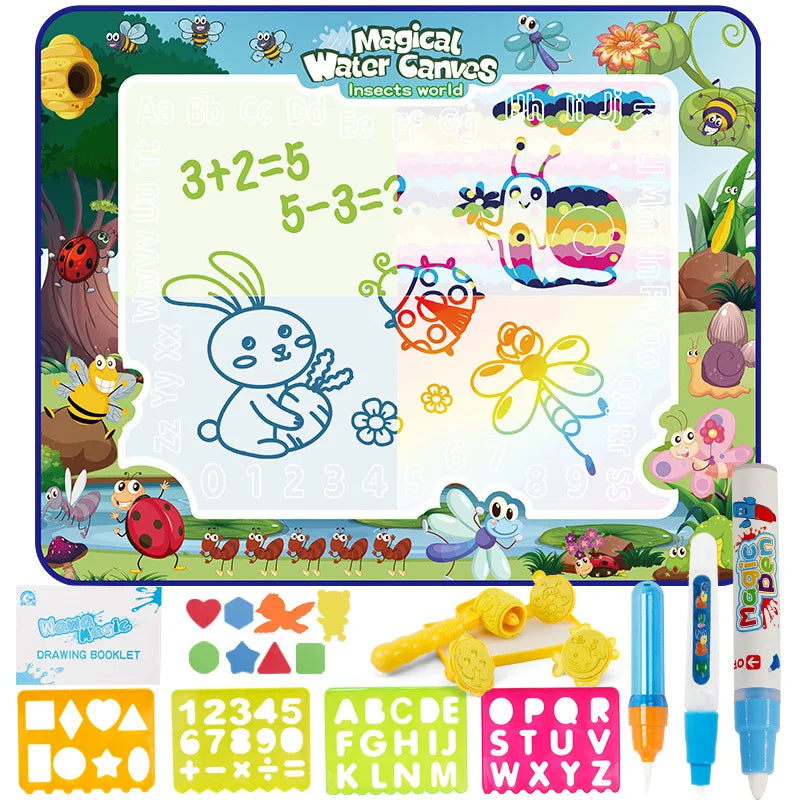 Wodna mata do rysowania dla dzieci – aqua doodle bez brudzenia