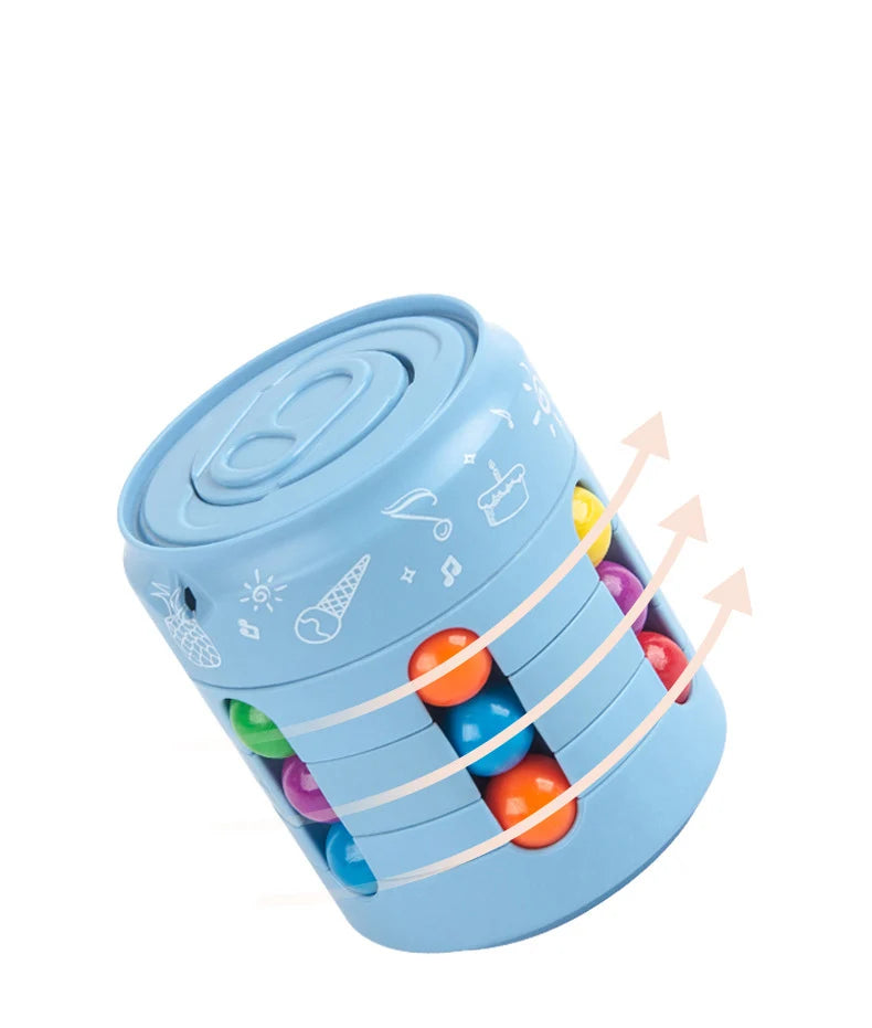 SpinMind Cube – Redukcja Stresu i Trener Koncentracji | Edukacyjna Kostka Fidget dla Dzieci i Dorosłych