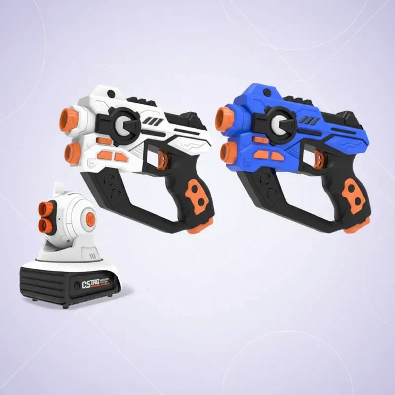 Zestaw Laser Tag dla Dzieci – Interaktywna Gra Pistoletowa Wewnątrz i Na Zewnątrz