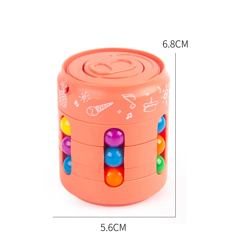 SpinMind Cube – Redukcja Stresu i Trener Koncentracji | Edukacyjna Kostka Fidget dla Dzieci i Dorosłych