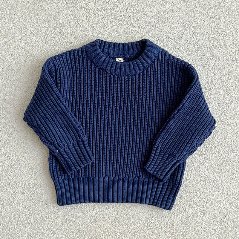 Arvella Junior CozyWeave Kids Pullover – Miękki Unisex Bawełniany Sweter Dziecięcy na Jesień i Zimę