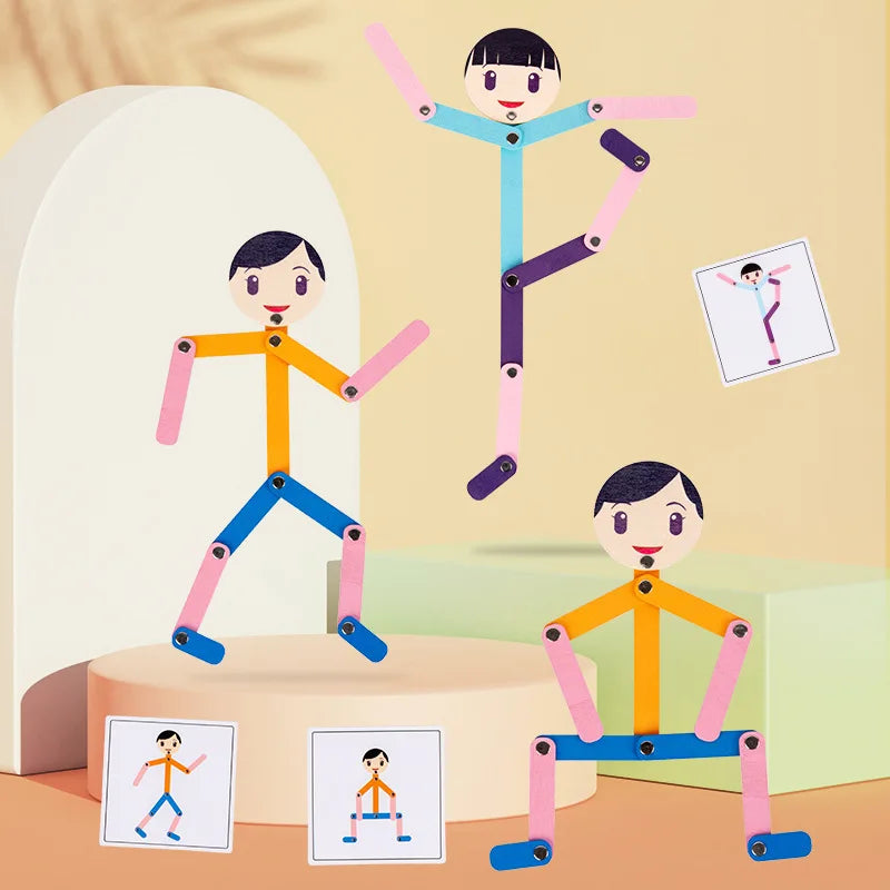 FlexiMind – Montessori Puzzle Ruchowe dla Dzieci