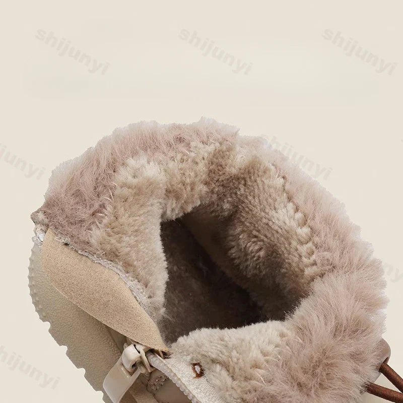 Nordiva Kids FrostStep Dziecięce Buty Zimowe – Ciepłe Antypoślizgowe Kozaczki Zimowe dla Niemowląt i Maluchów