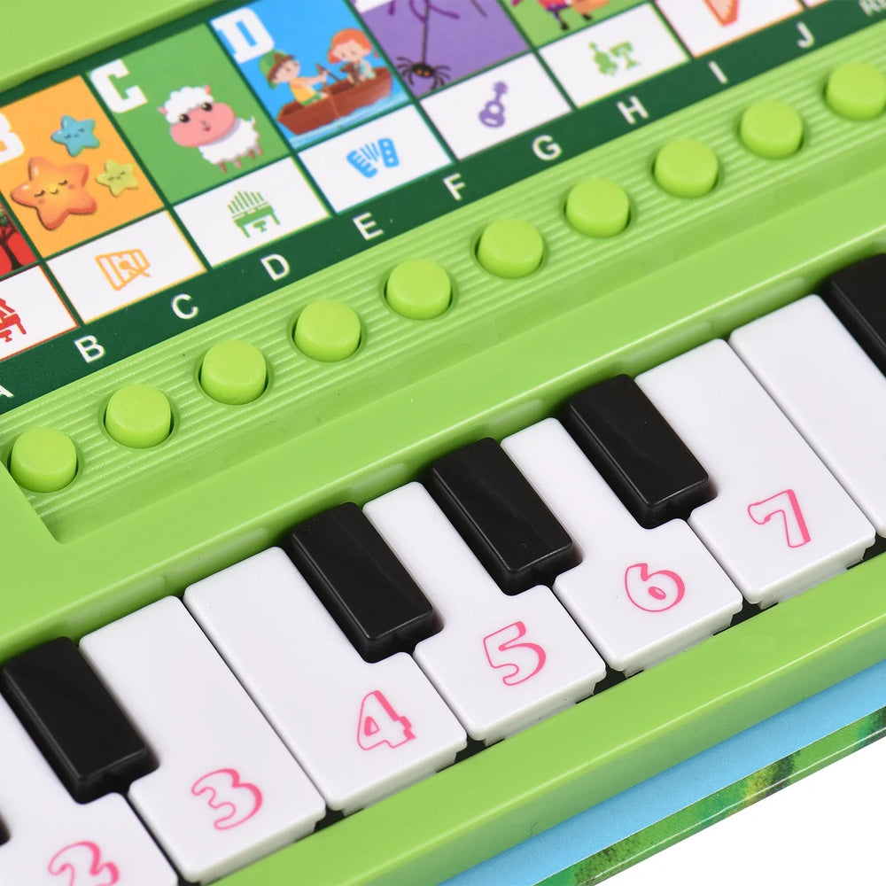 Melody Explorer Muzyczna Książeczka z Pianinkiem – Nauka Muzyki i Kreatywności przez Zabawę