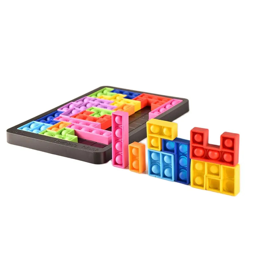 Mindaro Pop Tetris Układanka – Fidget Zabawka Relaksacyjna dla Dzieci