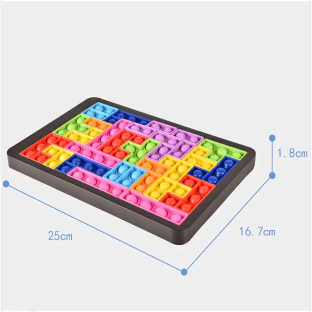 Mindaro Pop Tetris Układanka – Fidget Zabawka Relaksacyjna dla Dzieci