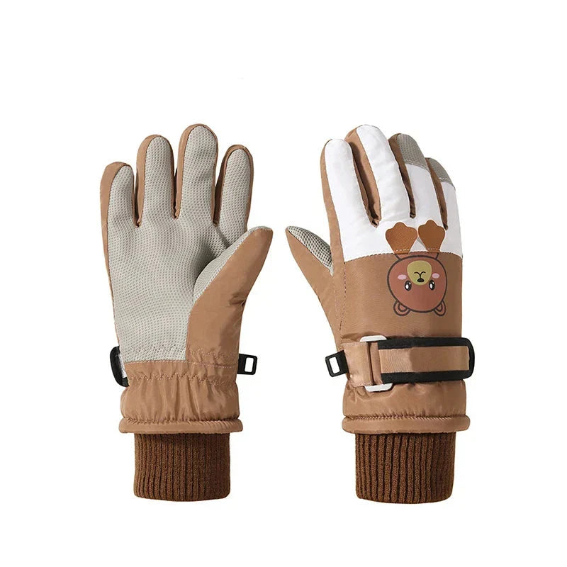 Valtrix Outdoor SnowGuard Dziecięce Rękawice Narciarskie – Wodoodporne Ciepłe Zimowe Rękawiczki do Śniegu i Jazdy na Nartach