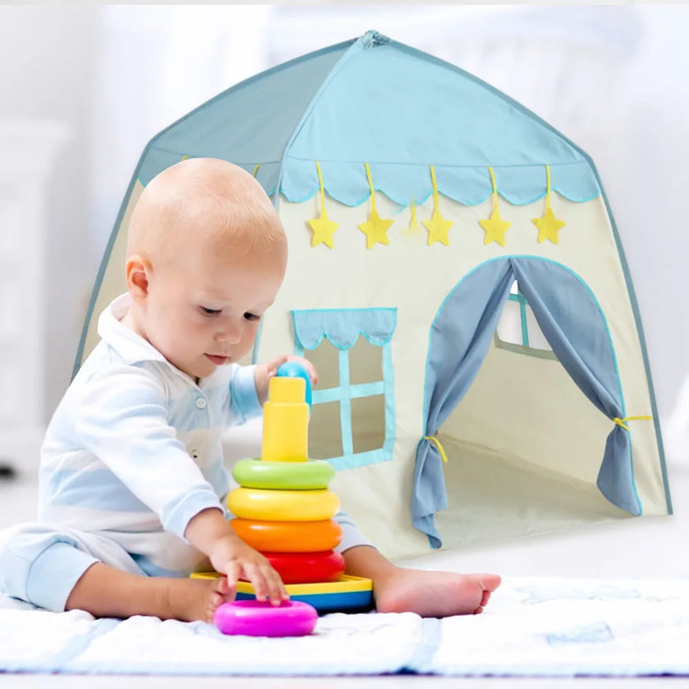 Dreamora Princess Tipi Namiot do Zabawy – Składany Domek Zamek dla Dzieci