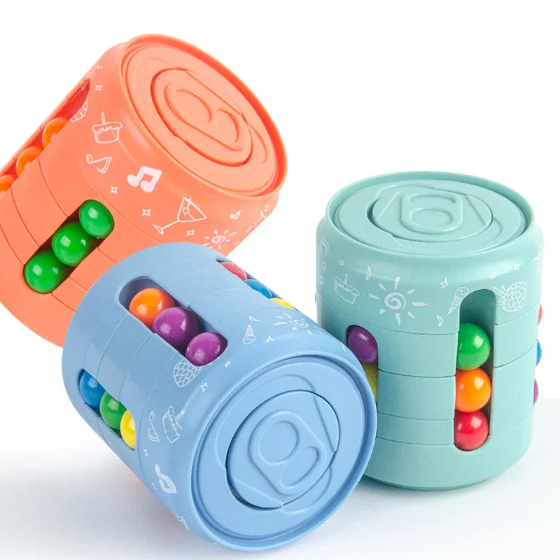 SpinMind Cube – Redukcja Stresu i Trener Koncentracji | Edukacyjna Kostka Fidget dla Dzieci i Dorosłych