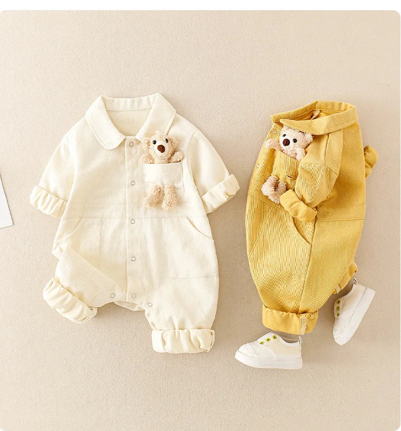 Dziecięcy Kombinezon Dżinsowy – TrailSoft Playsuit dla Maluchów