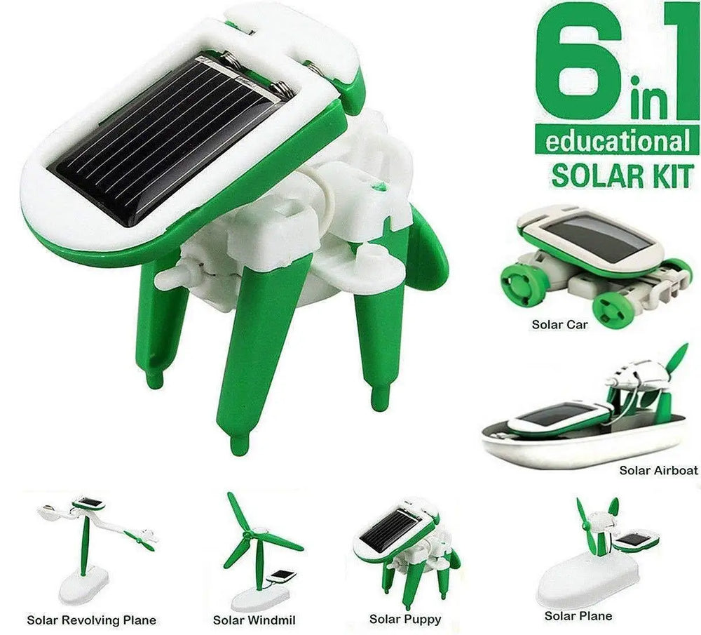 Zestaw Robotów na Energię Słoneczną – Zabawka STEM SolarForge