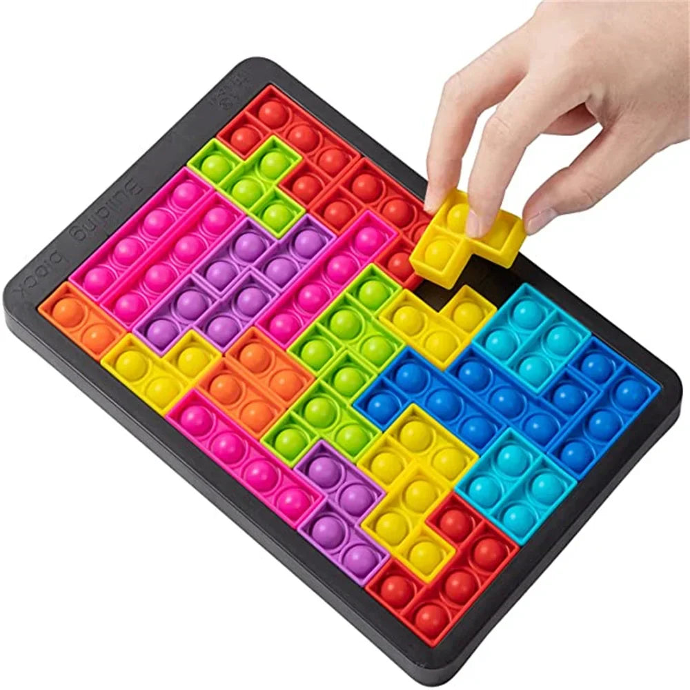Mindaro Pop Tetris Układanka – Fidget Zabawka Relaksacyjna dla Dzieci