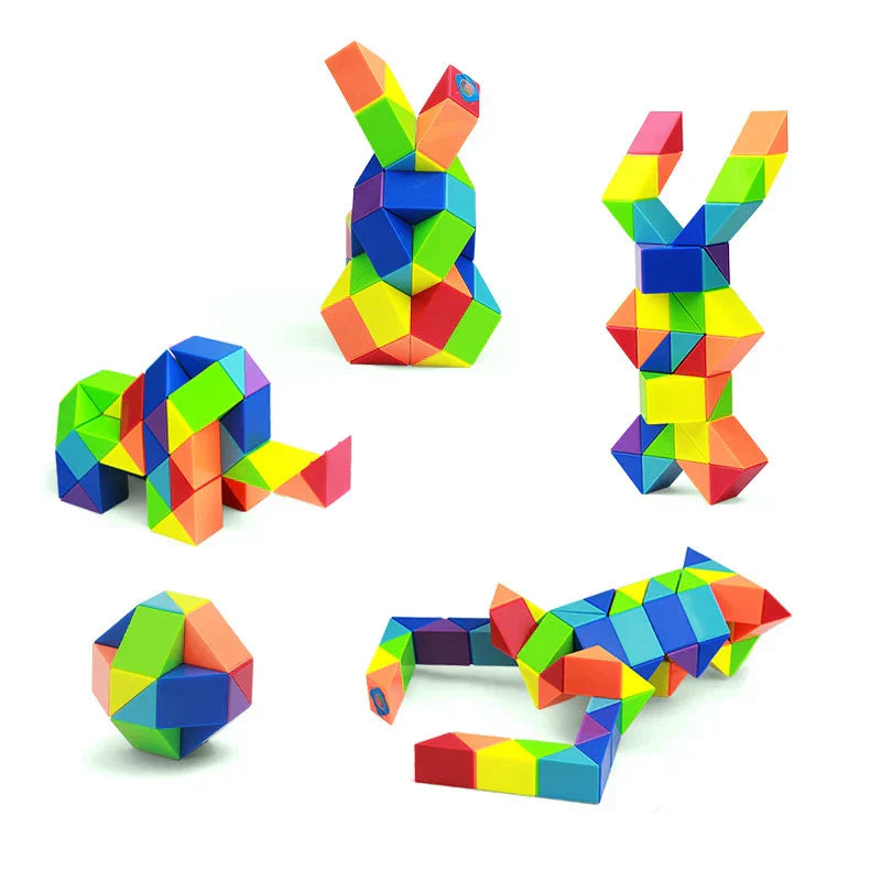 Kostka Puzzlowa 72 Segmenty – Kreatywna Zabawka Logiczna & Fidget