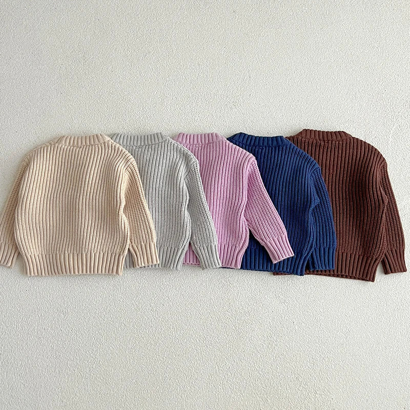 Arvella Junior CozyWeave Kids Pullover – Miękki Unisex Bawełniany Sweter Dziecięcy na Jesień i Zimę