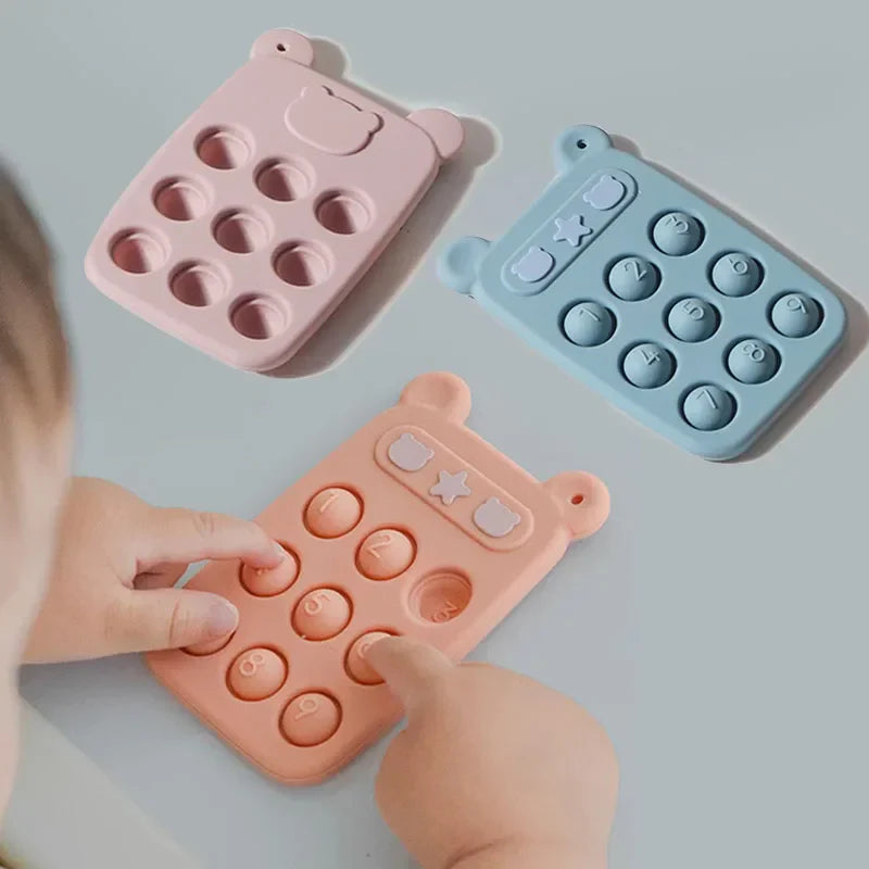 SmartPlay Silikonowy Telefon Edukacyjny – Bezpieczny, Rozwojowy i Idealny dla Ząbkujących Maluchów