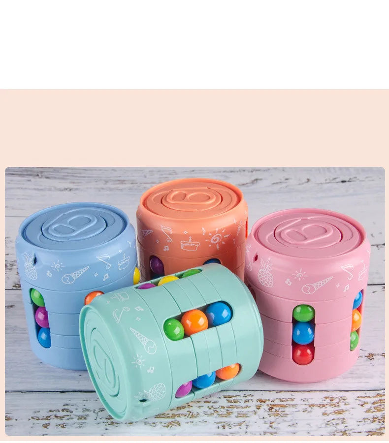 SpinMind Cube – Redukcja Stresu i Trener Koncentracji | Edukacyjna Kostka Fidget dla Dzieci i Dorosłych