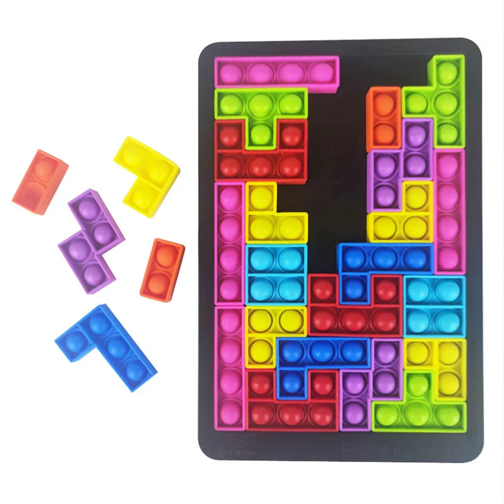 Mindaro Pop Tetris Układanka – Fidget Zabawka Relaksacyjna dla Dzieci