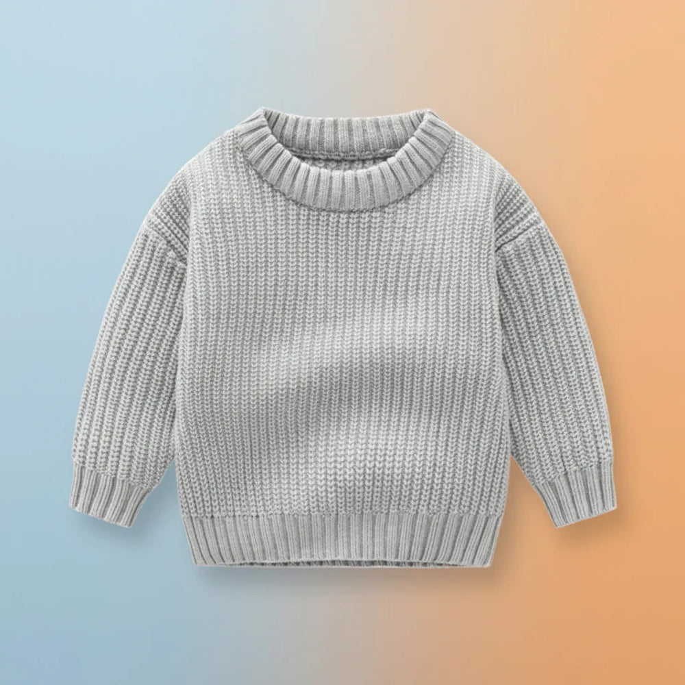 Veluro Kids CozyNest Sweter Dziecięcy – Ciepły Dzianinowy Sweter Zimowy dla Niemowląt i Małych Dzieci (Rozmiar 66–130)