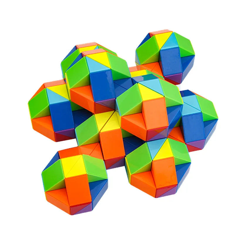 Kostka Puzzlowa 72 Segmenty – Kreatywna Zabawka Logiczna & Fidget