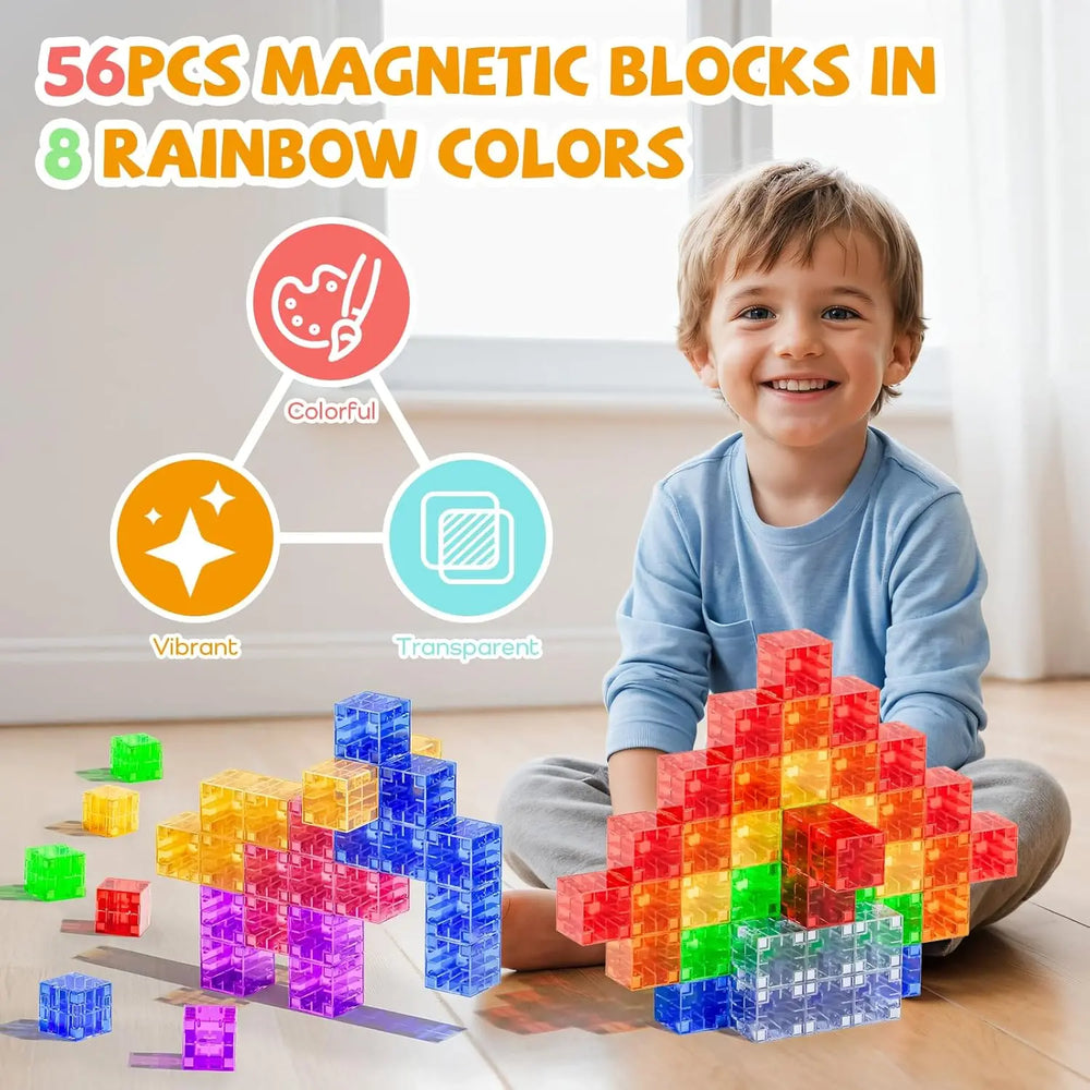 Magnetyczne Klocki Konstrukcyjne dla Dzieci – Zestaw MagnaCraft