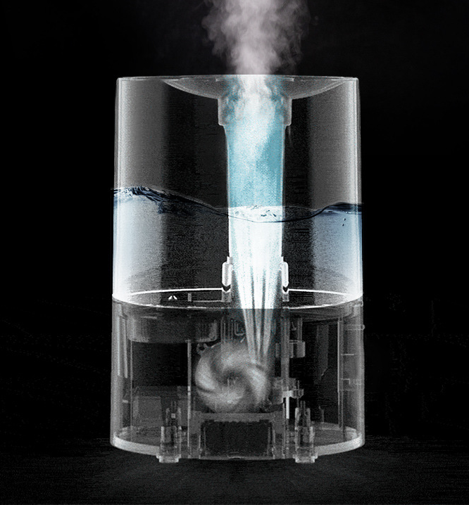 FreshMist Smart Humidifier – 5L Ultradźwiękowy Nawilżacz Powietrza z Aplikacją, Olejkami Eterycznymi i Bezpieczny dla Dzieci