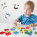 Gra Karciana Montessori - Banjul Ekspresje Twarzy, Rozwój Emocjonalny, Drewno, Wiek 3+-More For Mini