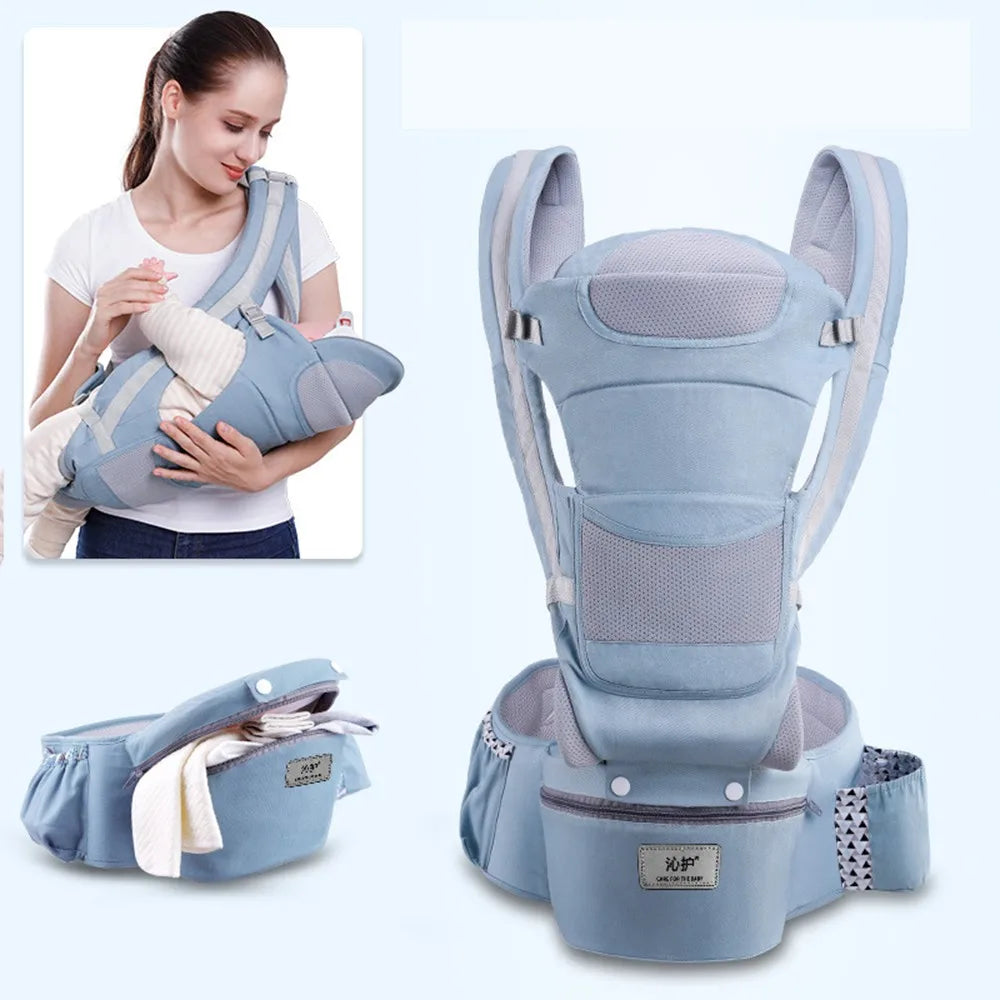 ErgoComfort Nosidełko – Ergonomiczne Nosidło dla Dzieci z Oddychającej Bawełny | Wygodne i Regulowane do 18 kg