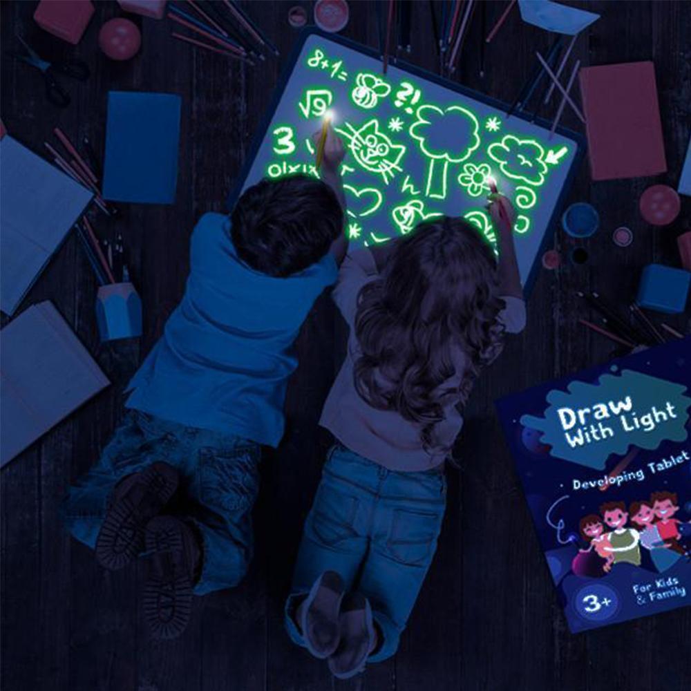 Tablica Świetlna do Rysowania – Świecąca Tablica dla Dzieci Glow-in-the-Dark