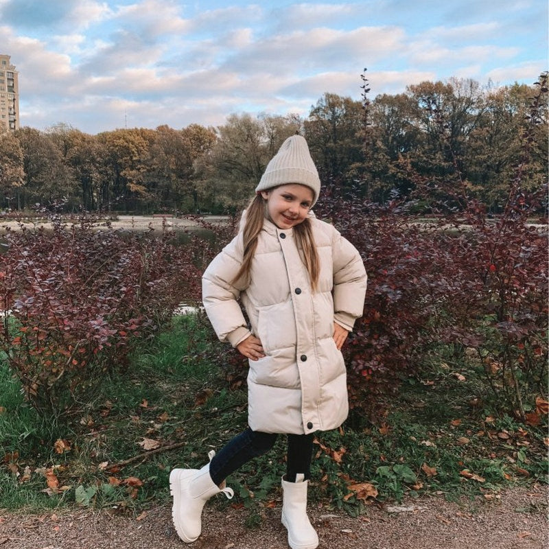 WinterKids Parka Dziecięca – Wodoodporna i Ciepła Kurtka Zimowa dla Dziewczynek i Chłopców • Modna Kurtka Zimowa • Wygodna i Trwała