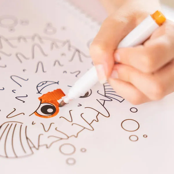 Montessori Pisakі Wodne dla Dzieci – Magiczne Markery Wodne do Wielokrotnego Rysowania