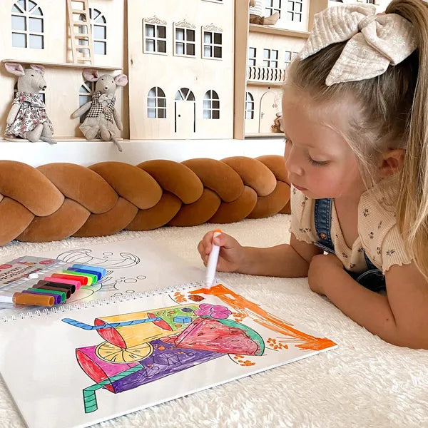 Montessori Pisakі Wodne dla Dzieci – Magiczne Markery Wodne do Wielokrotnego Rysowania