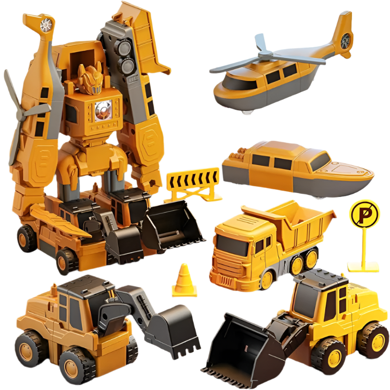 Magnetyczny Zestaw Konstrukcyjny dla Dzieci – FlexiMag Builder | Twórz Pojazdy i Roboty