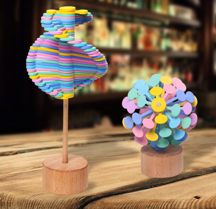 Drewniana Zabawka Antystresowa – FlowStick do Natychmiastowego Relaksu i Koncentracji