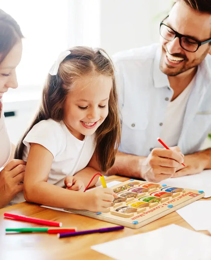 MindPath Magnetyczna Tablica Edukacyjna – Zabawka Montessori dla Przedszkolaków | Nauka, Kolory i Rozwój Motoryki