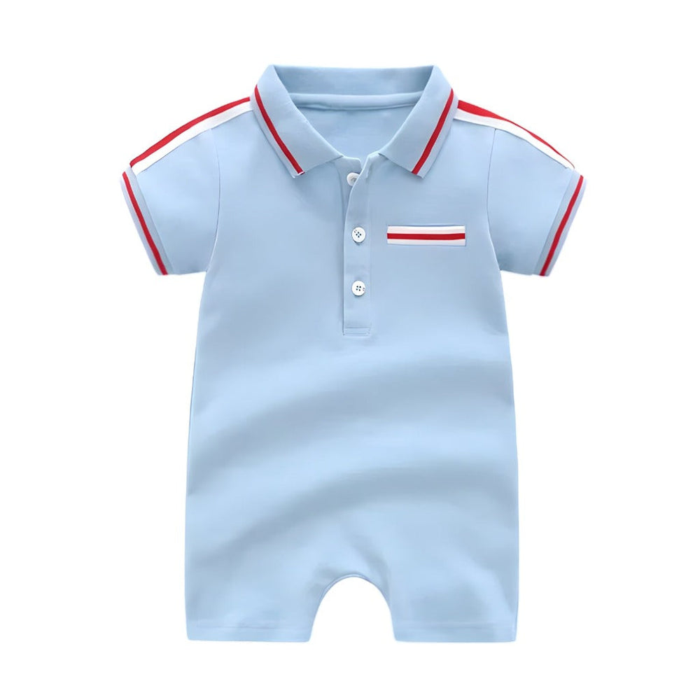 Pajacyk Polo Captain dla Chłopców – Organiczny Bawełniany Rampers