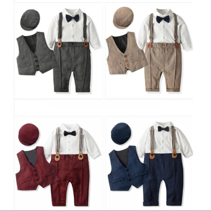 Copperfield Peaky Blinders Chłopięcy Vintage 5-Częściowy Zestaw