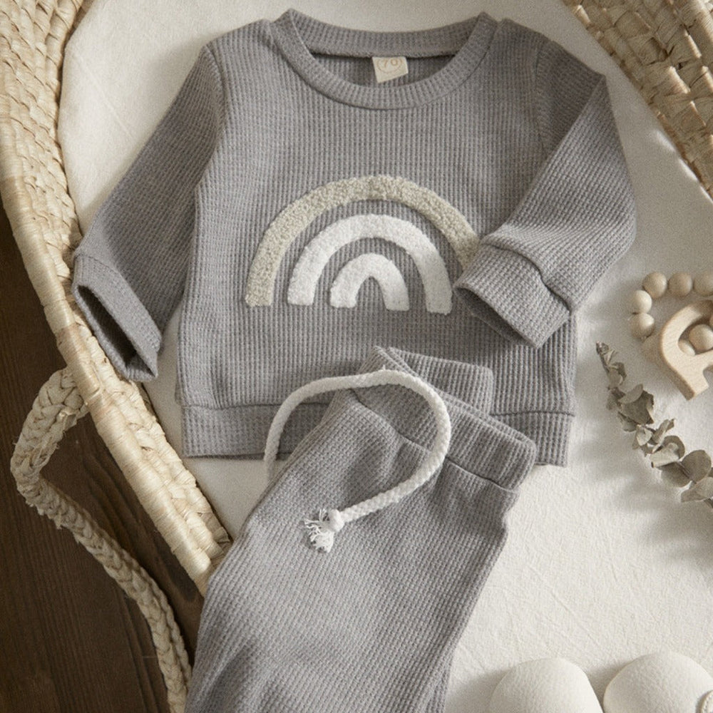 Soft Cotton Baby Set – Unisex 2-częściowy Zestaw z 100% Bawełny Organicznej
