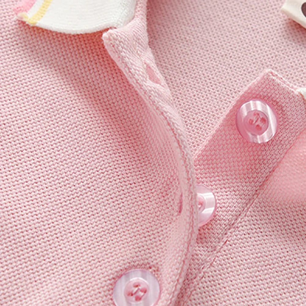 Pink Maven Sukienka Polo dla Dziewczynek – Ponadczasowa Elegancja w Różu