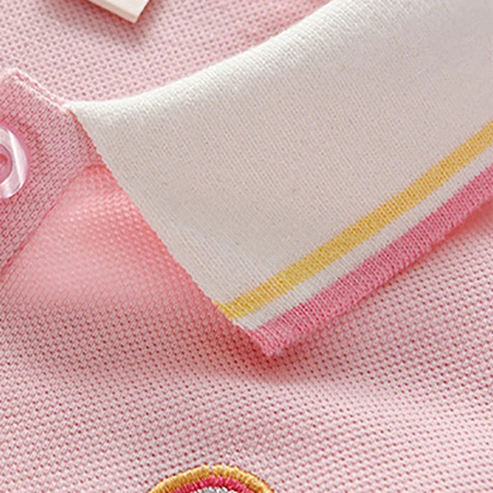 Pink Maven Sukienka Polo dla Dziewczynek – Ponadczasowa Elegancja w Różu