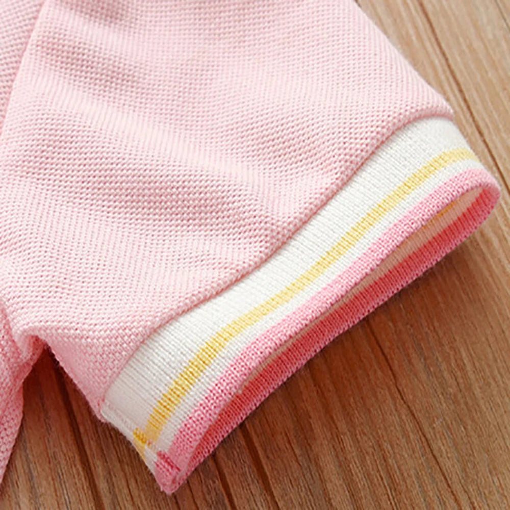Pink Maven Sukienka Polo dla Dziewczynek – Ponadczasowa Elegancja w Różu