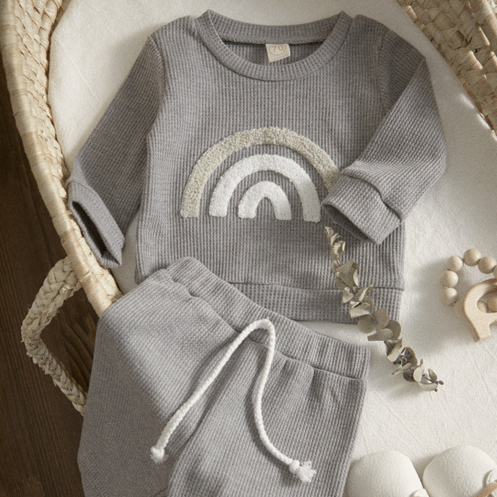 Soft Cotton Baby Set – Unisex 2-częściowy Zestaw z 100% Bawełny Organicznej